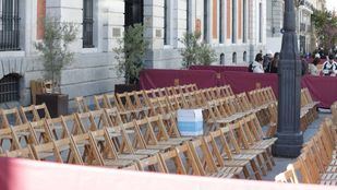 Madrid amplía a 500 sillas en la Puerta del Sol para las procesiones de Semana Santa