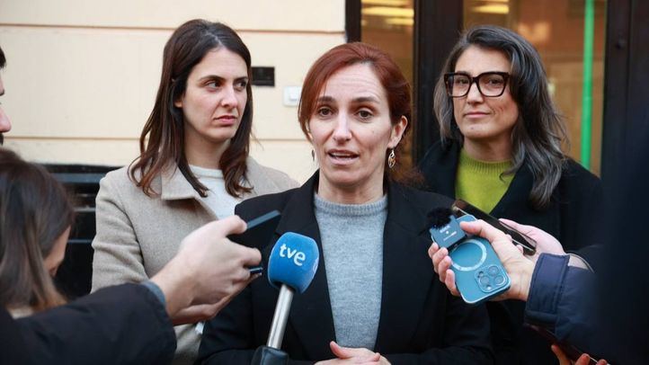 Las portavoces de Más Madrid Mónica García, Rita Maestre y Manuela Bergerot