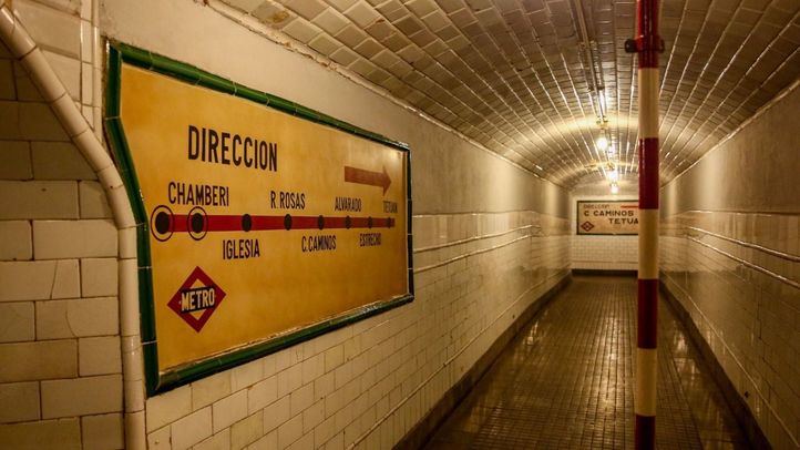 La antigua estación de Chamberí, en Madrid