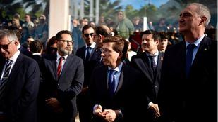 José Luis Martínez-Almeida asiste al desembarco de la Legión en Málaga