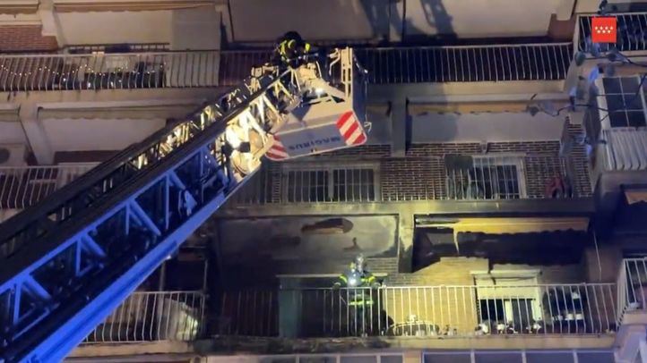 Incendio de una vivienda en Móstoles