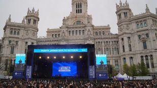 Despliegue de agentes en Cibeles por la Fiesta de la Resurrección y la posible celebración de la Copa del Rey