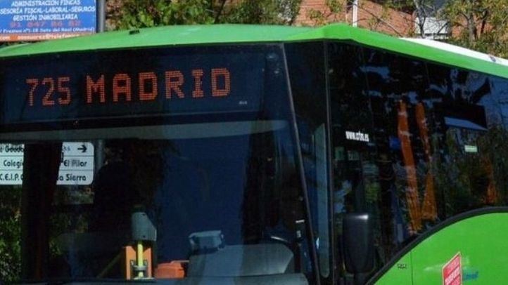 Autobuses lanzadera por las obras en M-607