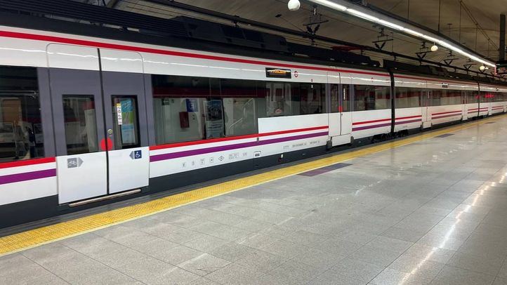 Imagen de archivo de un tren de Cercanías en Nuevos Ministerios