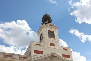 Fachada de la Real Casa de Correos, sede la presidencia de la Comunidad de Madrid