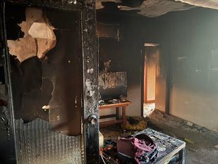 Evacuadas dos personas en el incendio de una vivienda en Leganés