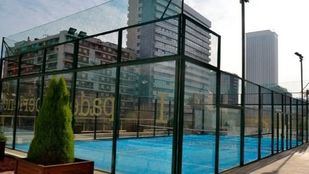 Pista de pádel de la calle Orense 34