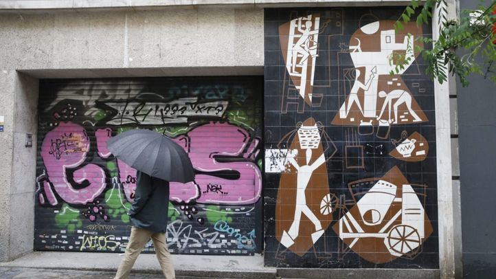 Mural de César Manrique en el distrito Centro de la capital