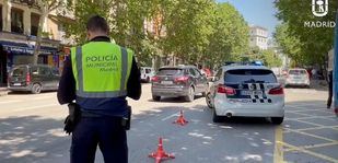 Herida una mujer mayor atropellada por un autobús en Arganzuela