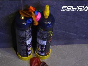 Intervenidas más de 80 botellas de 'gas de la risa' en una discoteca de Villaverde