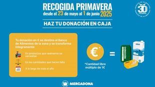 Mercadona colabora con Fesbal en la Recogida Primavera 2025