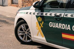 Un coche de la Guardia Civil