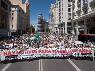 Nueva manifestación por la Sanidad Pública en Madrid