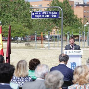 Madrid dedica un parque al alcalde José Luis Álvarez y Álvarez