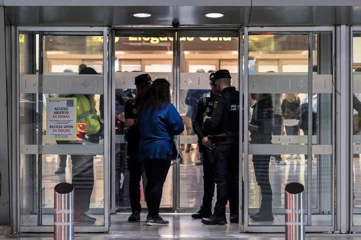 Controles de acceso nocturnos al aeropuerto de Barajas