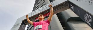 Un centenar de corredores desafían los 1.000 escalones del Eurostars Madrid Tower