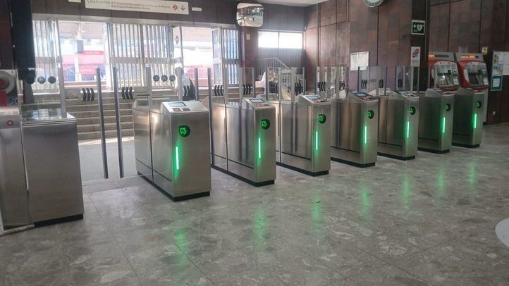 Nuevos tornos en la estación Ramón y Cajal.