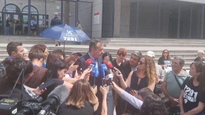 Alberto Reyero en los juzgados