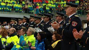 Acto de reconocimiento del Ayuntamiento de Madrid a los servicios municipales que prestaron su colaboración en las zonas de la Comunidad Valenciana afectadas por la Dana