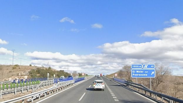 A-1, entre San Agustín del Guadalix y El Molar