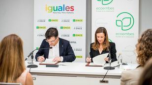 Ecoembes y Grupo Social ONCE firman una alianza por la economía circular inclusiva