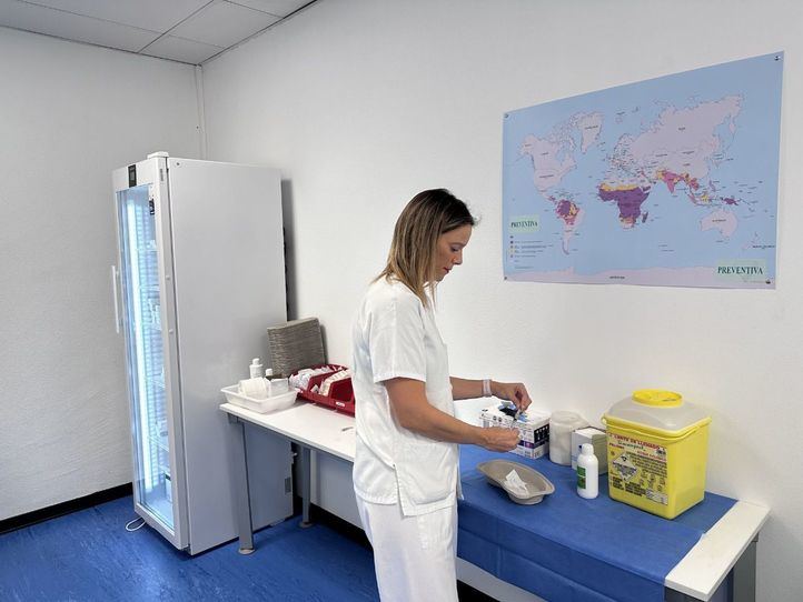 Una enfermera en el Hospital de Móstoles