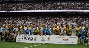 Corazón Classic Match 2025: fútbol de leyendas y solidaridad en el Santiago Bernabéu