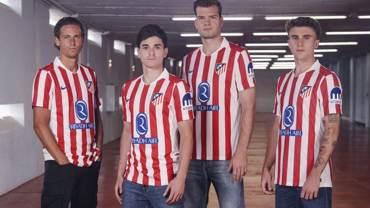Presentación de la camiseta del Atlético de Madrid