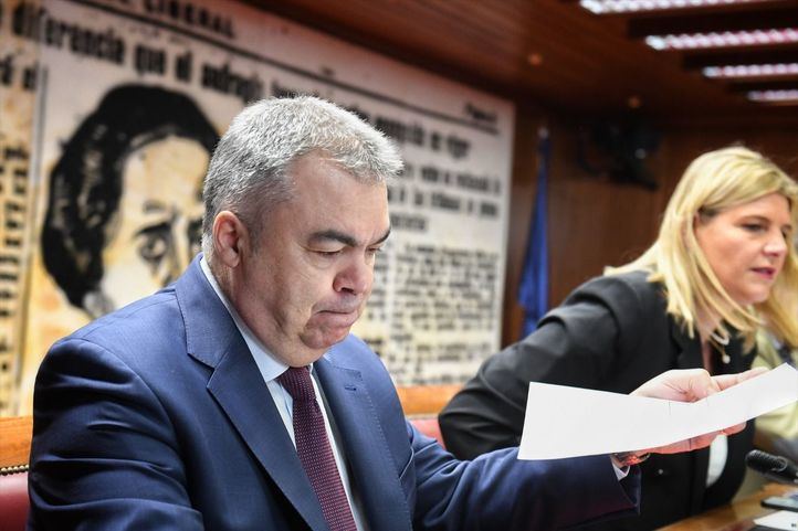 Santos Cerdán en la Comisión del Congreso sobre el caso Koldo