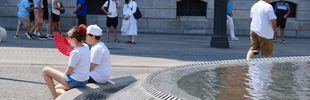 Las temperaturas alcanzarán este lunes los 37ºC en la capital