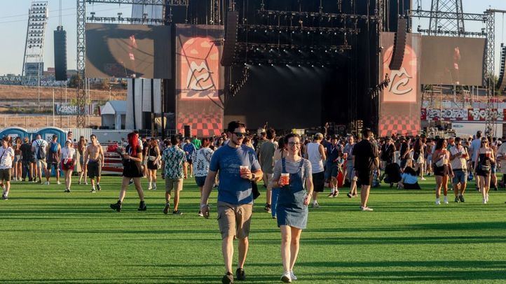 Ambiente durante el último día del festival Mad Cool 2024