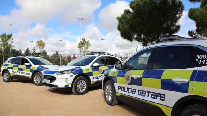 Vehículos de la Policía Local de Getafe