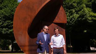 'Hermes', la escultura de Canogar, transforma el paisaje cultural de Carabanchel