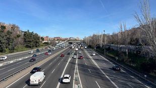 Primeras afecciones al tráfico en M-30 por las obras de Parque Ventas