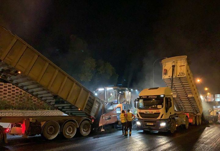 Asfaltado de la M-30 en 2022