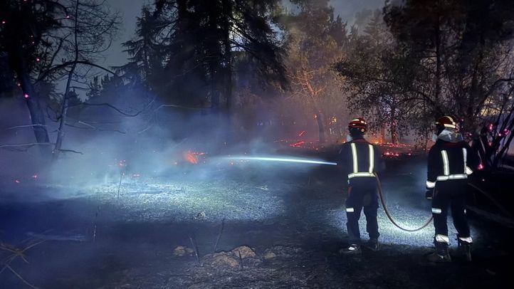 Incendio en Fuente Cisneros, entre Alcorcón y Móstoles