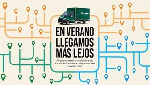 El Corte Inglés amplía su servicio de entrega a domicilio con 745 rutas para el verano
