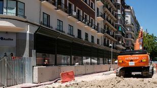 Nuevas mamparas contra el ruido en el Paseo de las Delicias