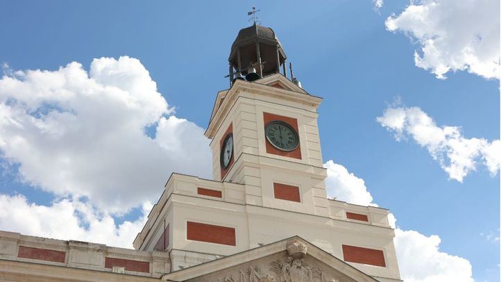 Fachada de la Real Casa de Correos, sede de la presidencia de la Comunidad de Madrid