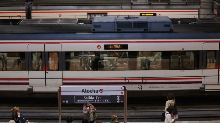 Trenes en Atocha Cercnías
