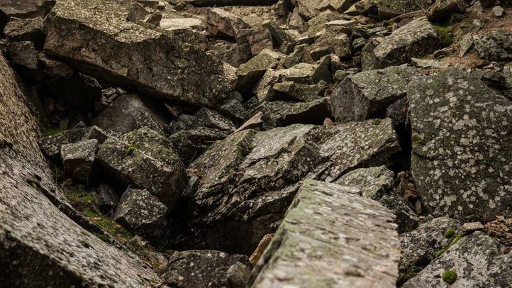 Canteras del Jaralón en el Parque Nacional del Guadarrama, lugar del cual se extraía granito, material del que proviene el gas radón.