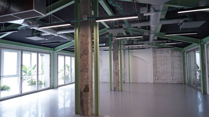 Obras de reforma del edificio municipal de la calle de Montamarta