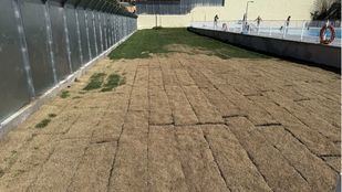 Desperfectos en la piscina de Peñuelas recién abierta