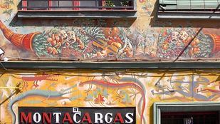 Mural en la antigua Sala El Montacargas