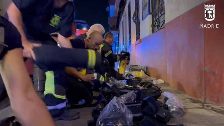 Incendio en un bloque de pisos de Entrevías