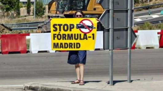 Retirada de árboles en los alrededores de Ifema por la construcción del circuito de F1