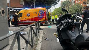 Accidente de tráfico en Arganzuela