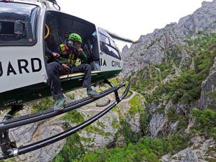 Rescatada una madrileña tras sufrir una caída en una ruta de montaña en Cantabria