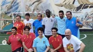 Jugadores de Fútbol Calle de Lavapiés