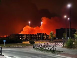 Incendio de Tres Cantos el pasado 11 de agosto